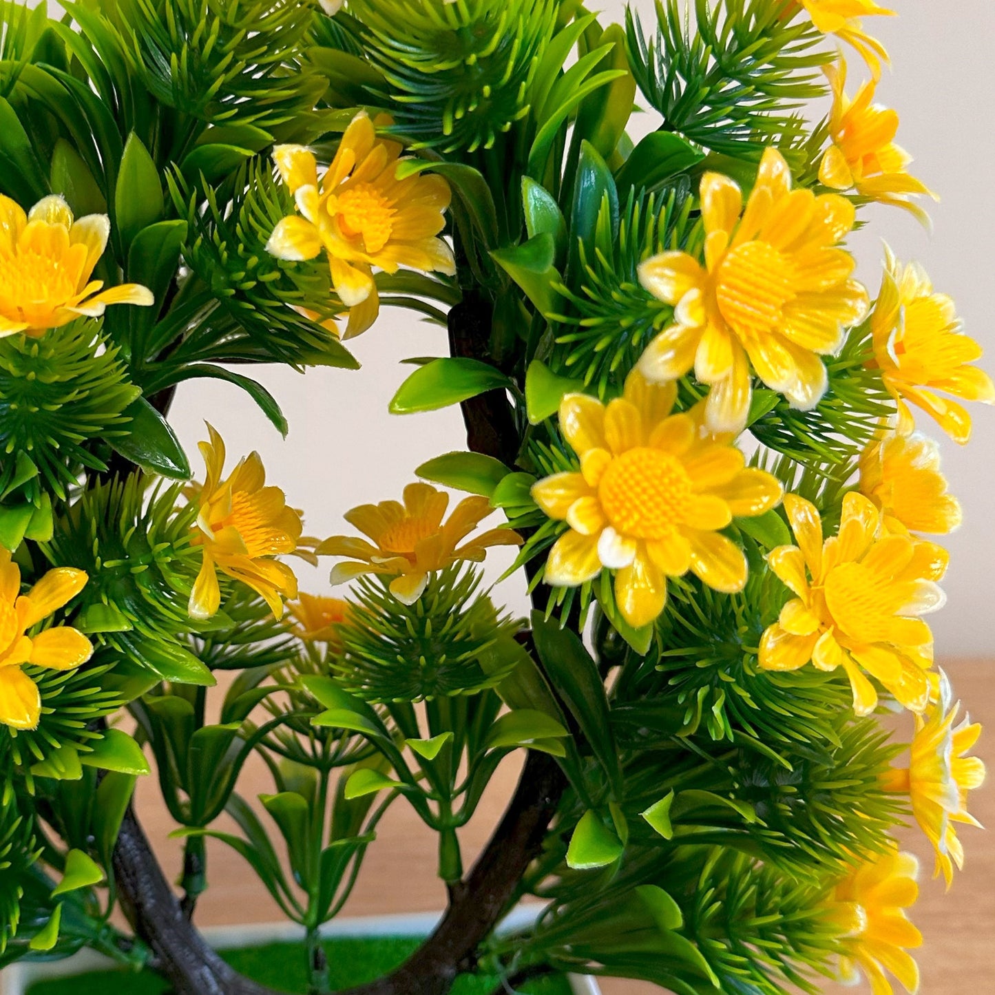 artificial flowers in vase