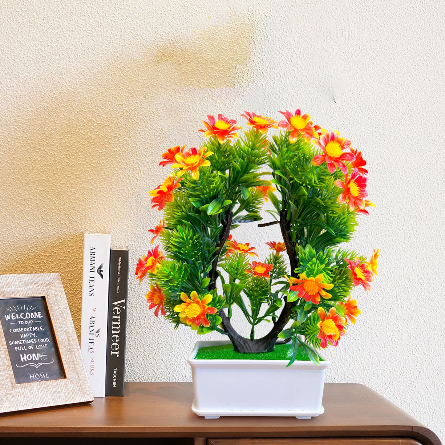 faux indoor flowers
