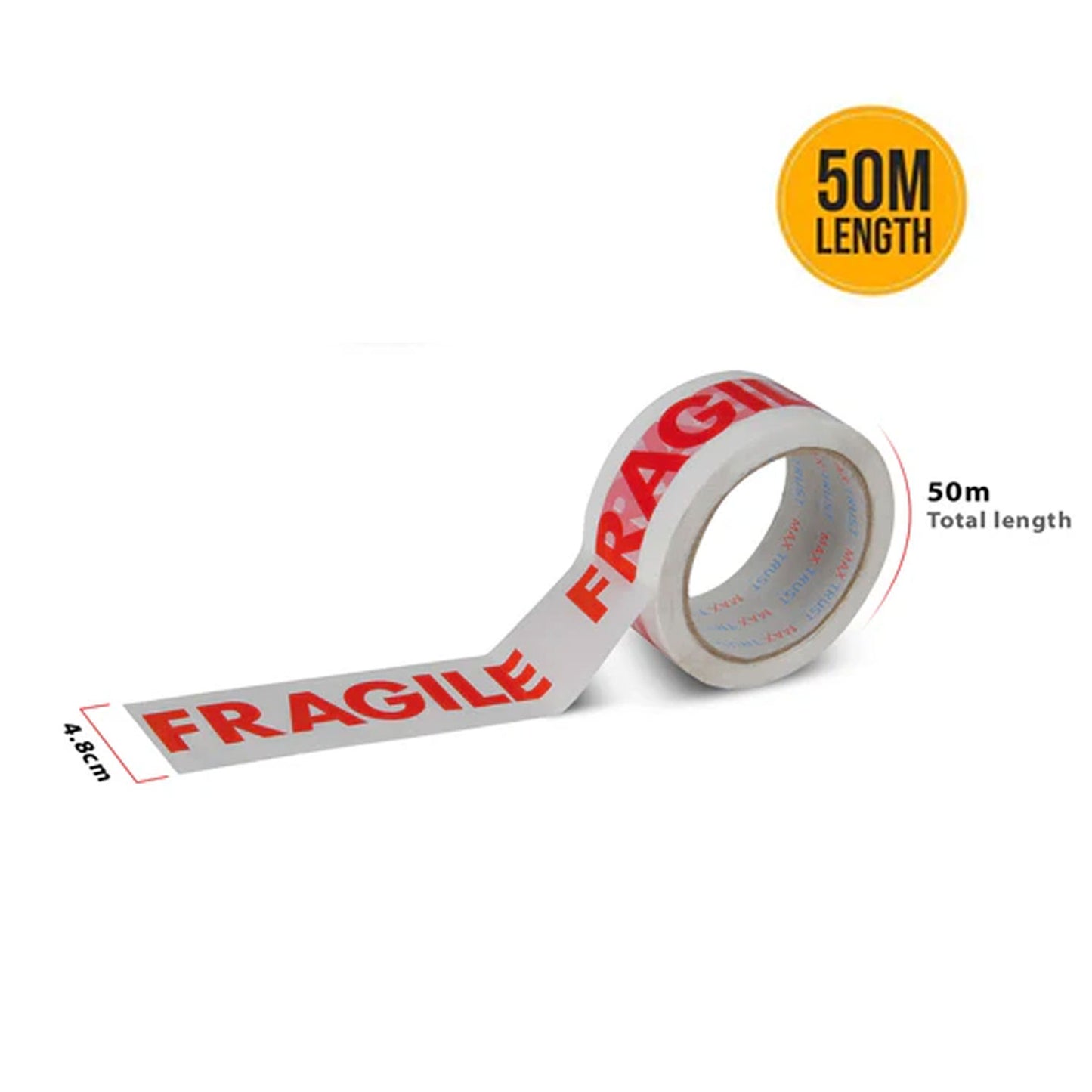 1 x UV Resistant Fragile Tape 4.8cm X 50m ~1107
