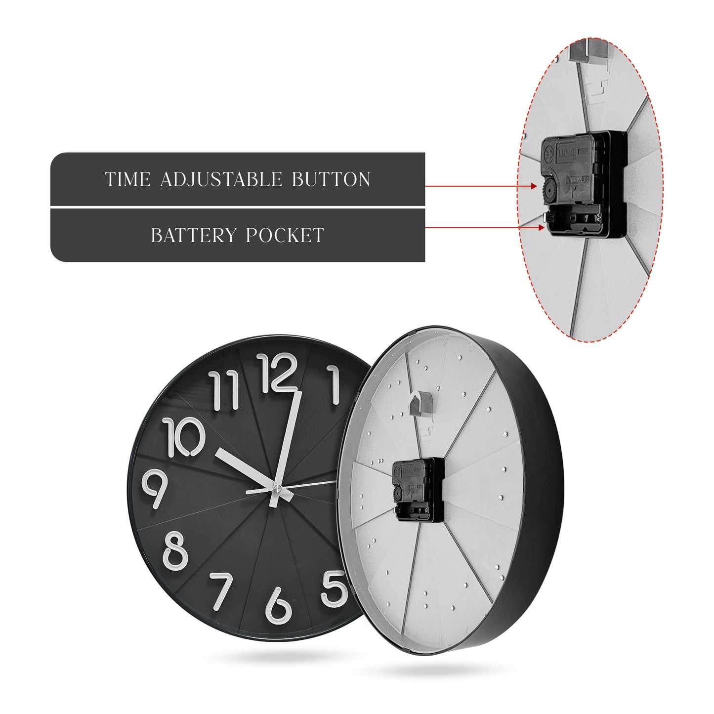 Large Round Wall Clocks