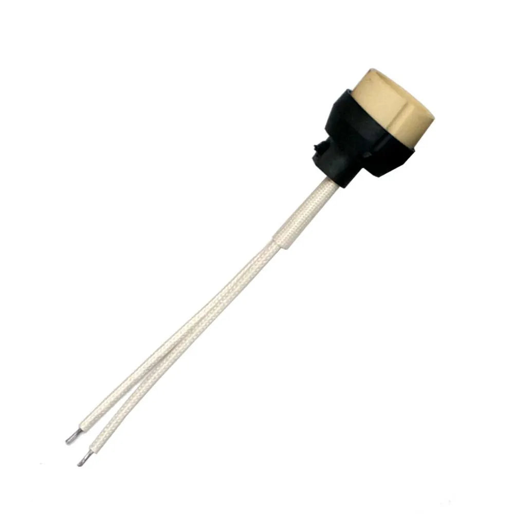 GU10 Lamp Holder Socket with Leads – 3 Styles - Black Socket with Leads, Standard, Single