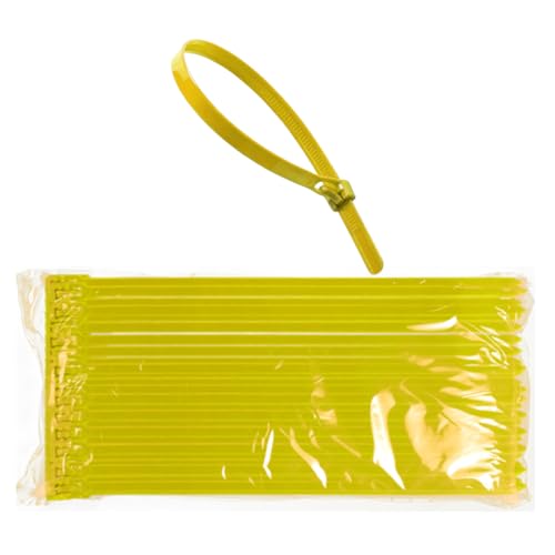 Yellow Releasable Cable Ties, Pack of 100 – 3.6 x 150 or 3.6 x 200 mm - photo 2