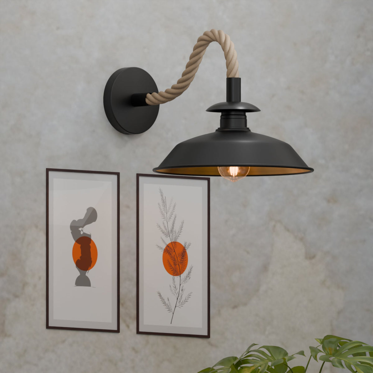 6-Light Spider Pendant – Black, Drum or Wire Cages, E27 - Black, No Shade 120 mm Rose Hook, Without Bulb