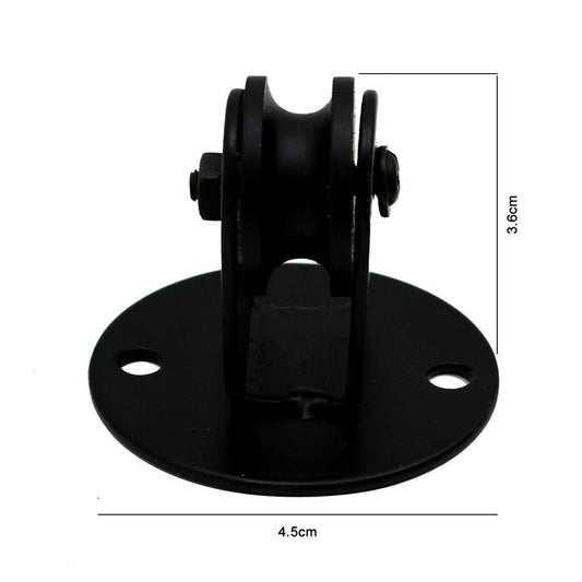 Ceiling Pulley Wheel for Spider Pendant Lights – Black, 4.5 cm Base - photo 2