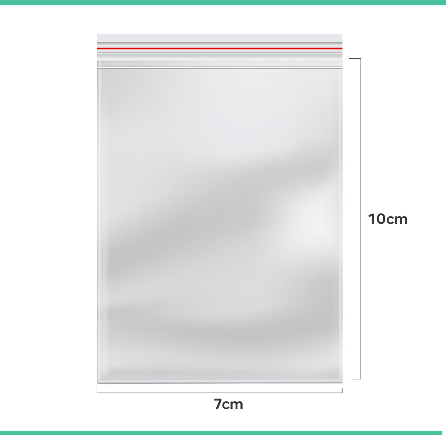 large clear polythene bags