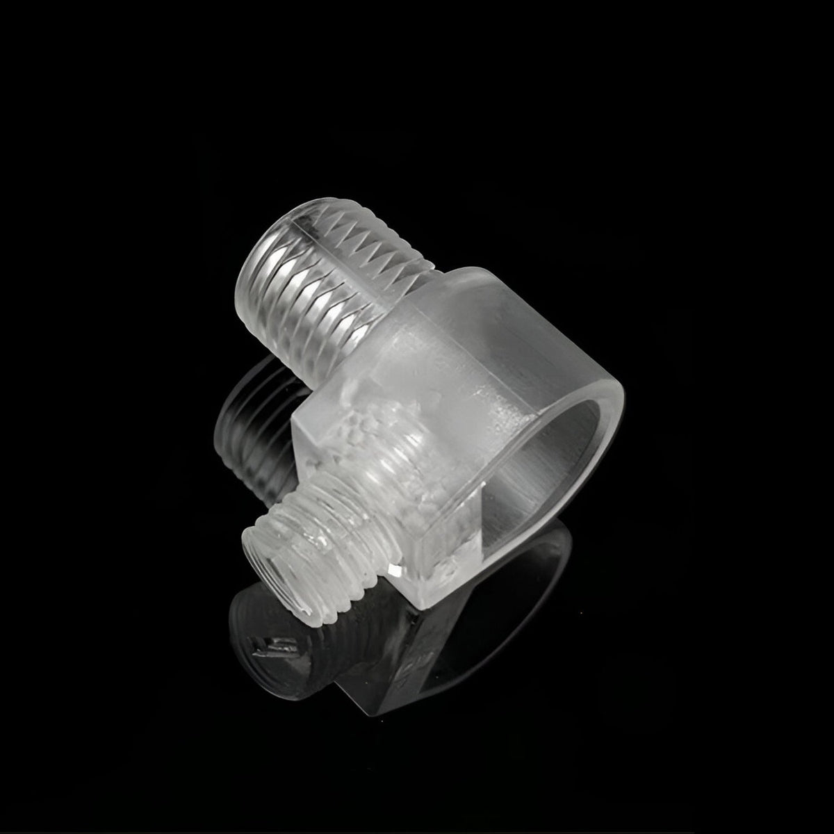 M10 L-Shape Cord Grip with Locking Screw – Pack of 5, 3 Colours - Clear, Standard, Pack of 5