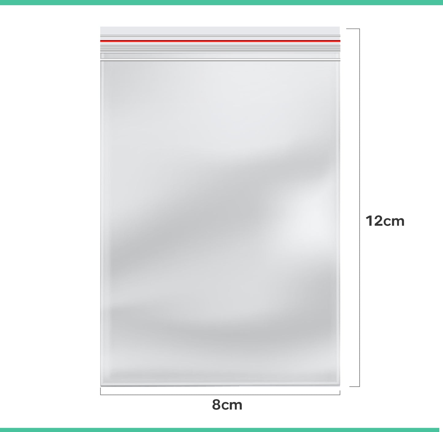 clear poly bags large