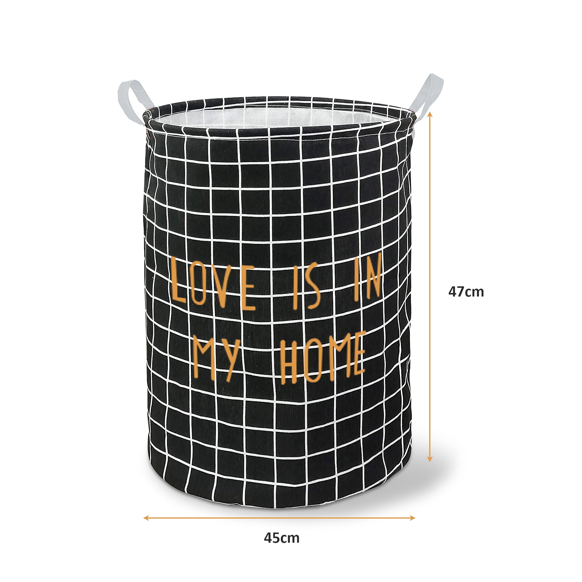 Red laundry basket with wheels