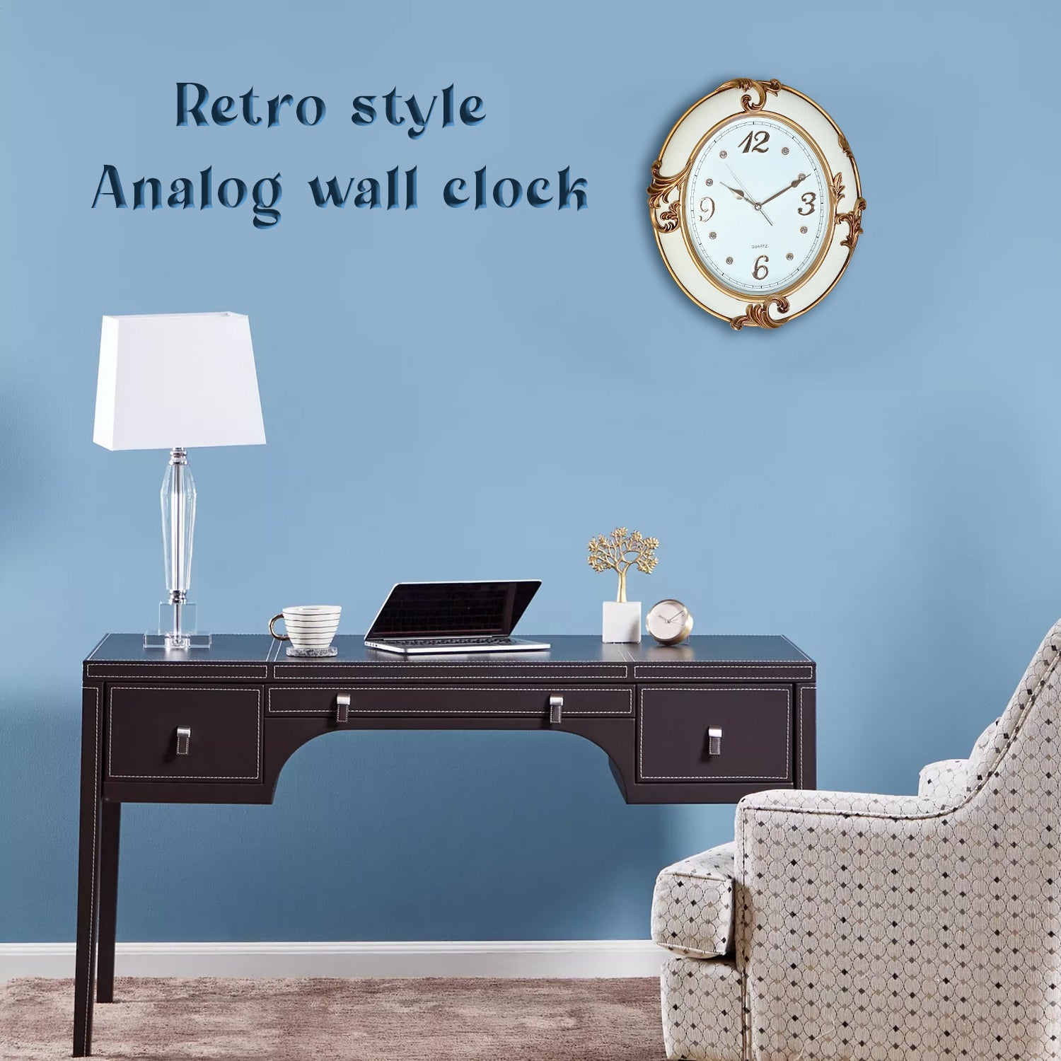 silent mantel clock | studio clock