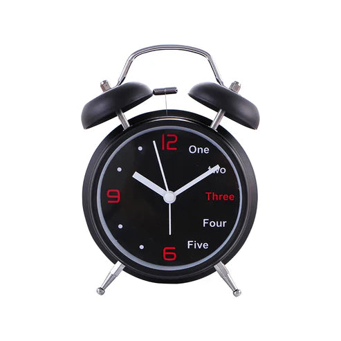 Retro Loud Twin Bell Alarm Clock Bedside ~1243