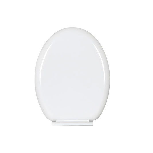 Soft Close Toilet Seat – Quick Release, Top Fixing, Adjustable Hinges, White - photo 2