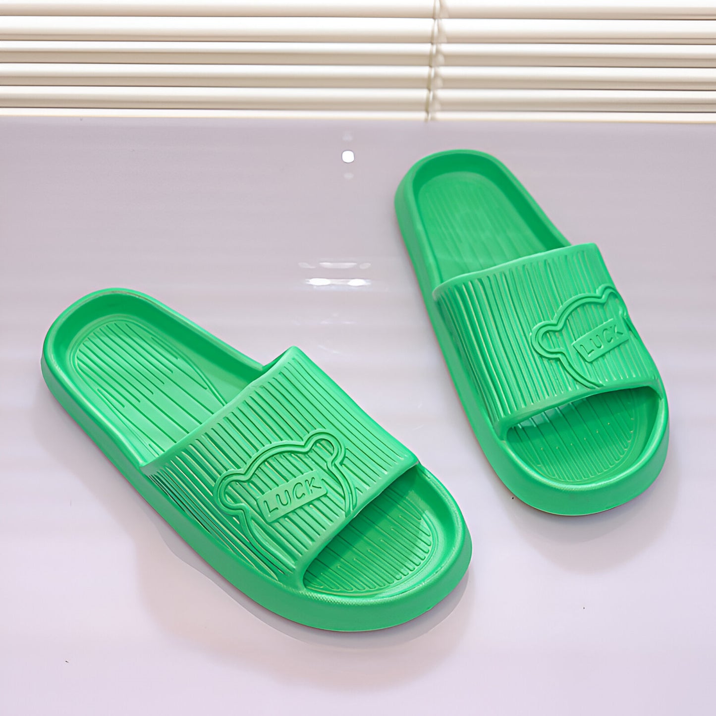 Adidas men's waterproof shower sliders, black and white