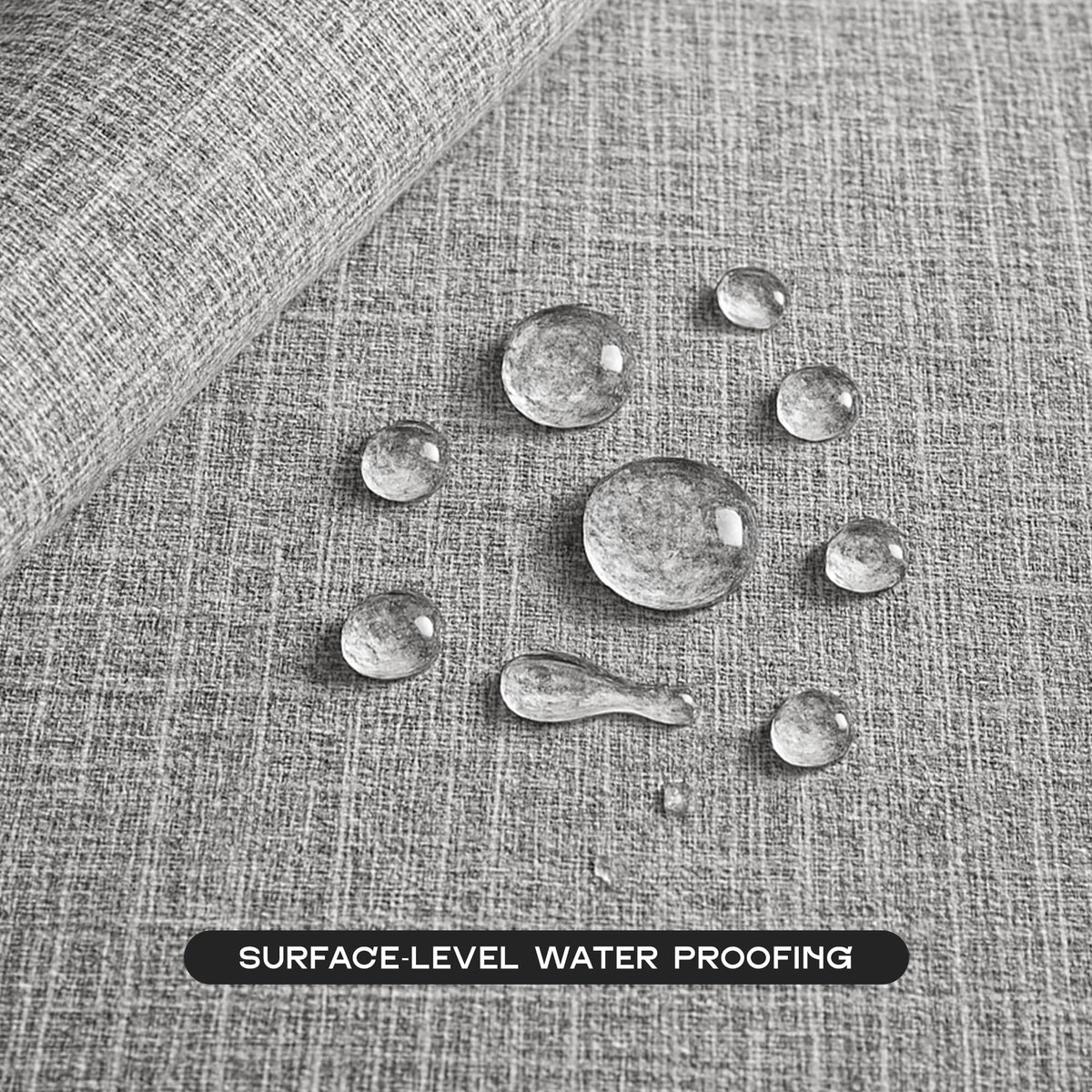 Self-Adhesive Linen Wallpaper – Light Grey, Textured, 50 cm x 2.8 m Roll - photo 9