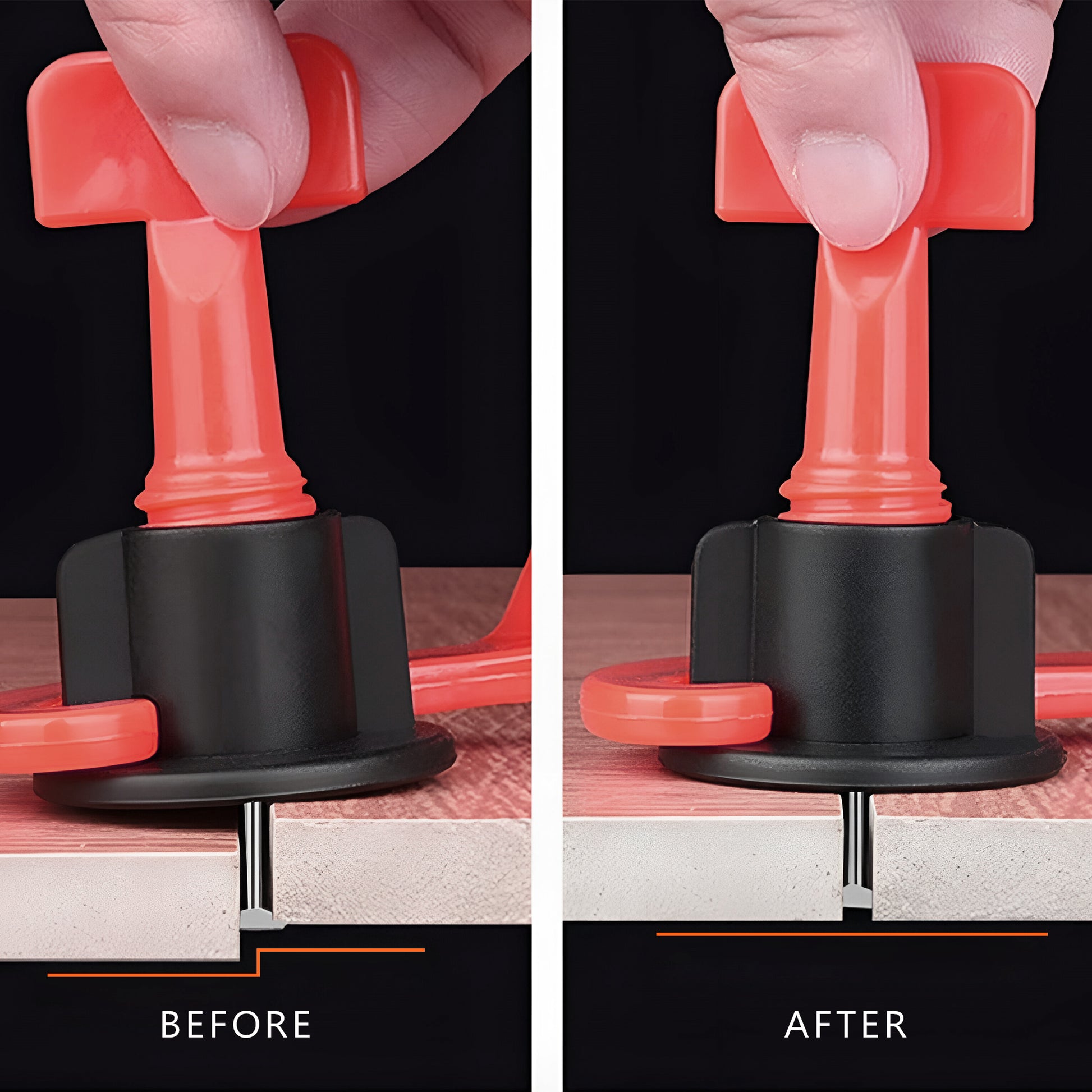 Tile leveling clips for precise floor installation
