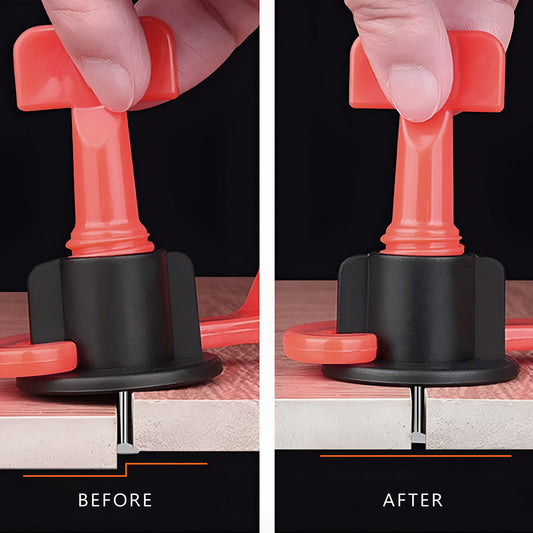 Tile leveling clips for precise floor installation
