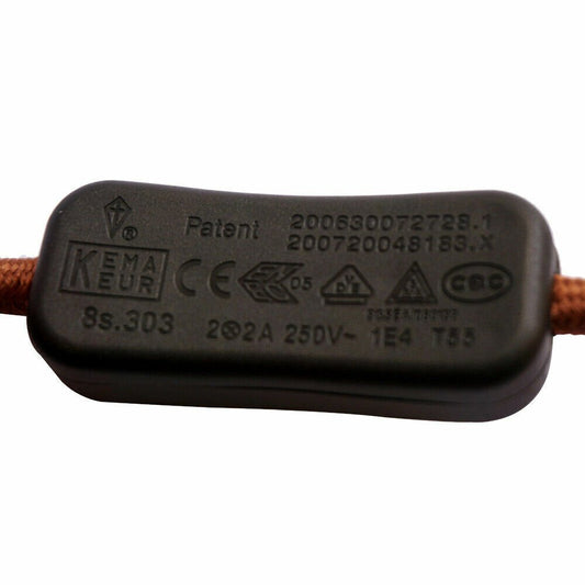 Plug-In Fabric Cable Pendant Kit with Switch – 4 m, 5 Colours - photo 2