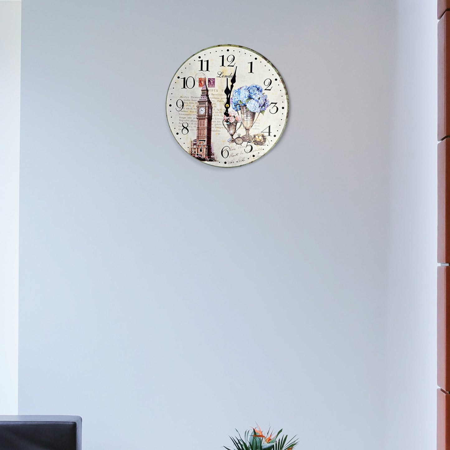 shabby chic clock