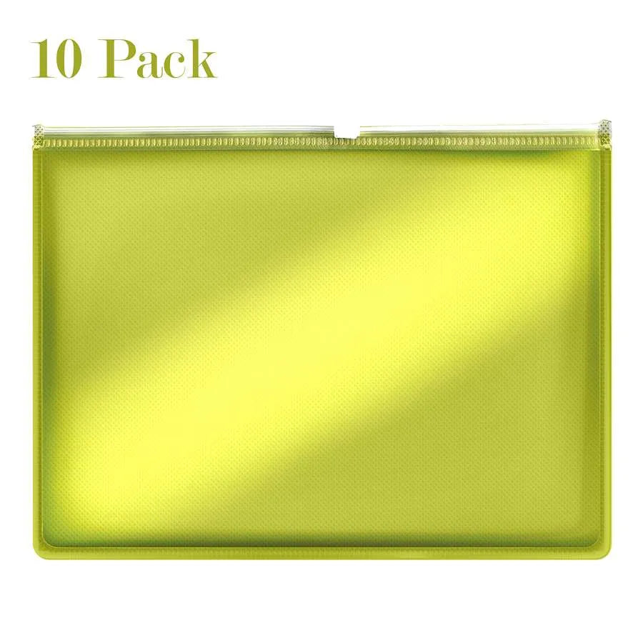 Plastic Zipper Storage Document
