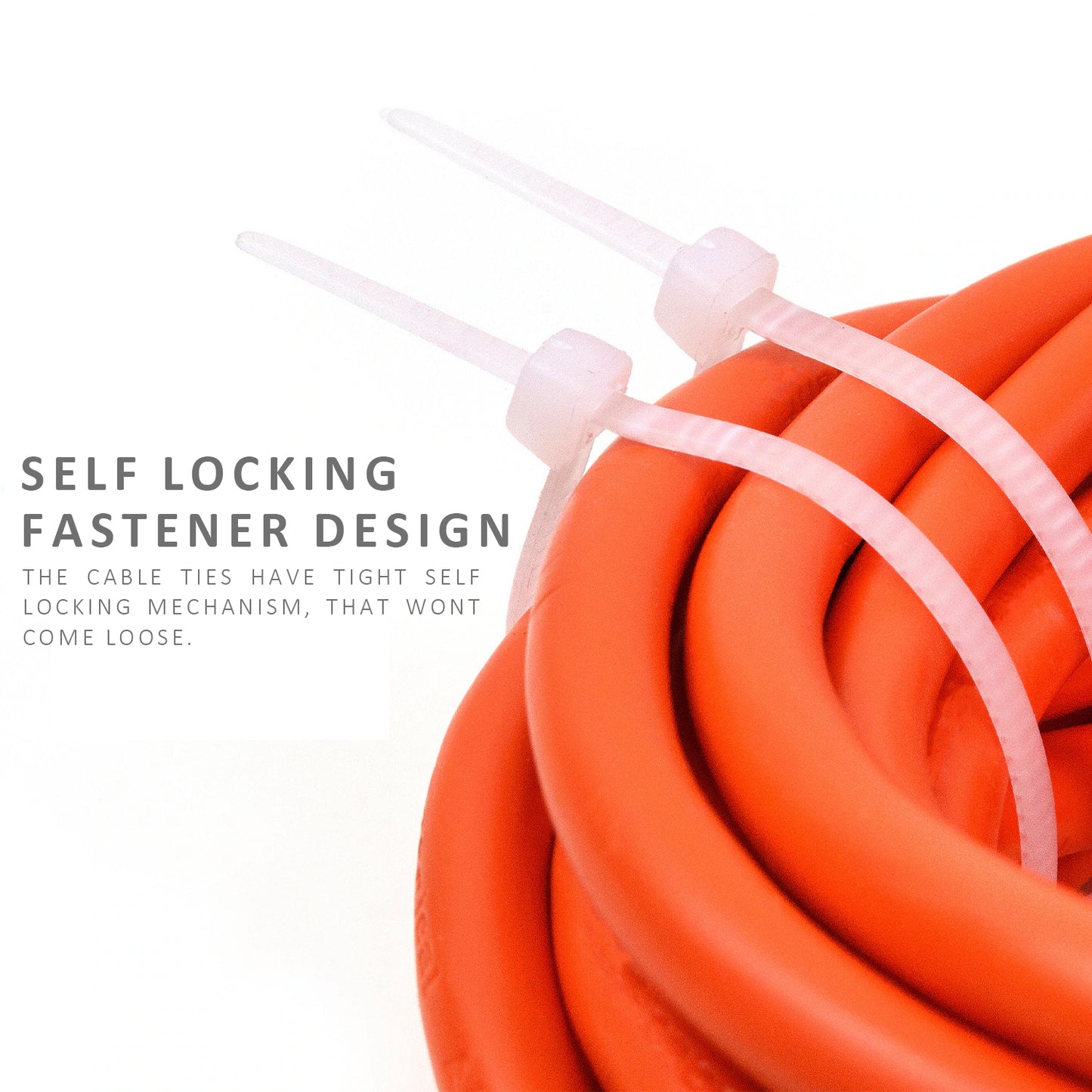 Metal cable ties heavy duty for industrial applications