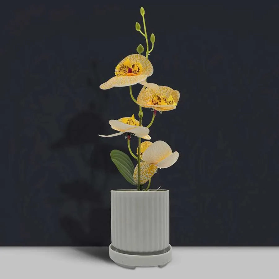 Artificial Orchid vase