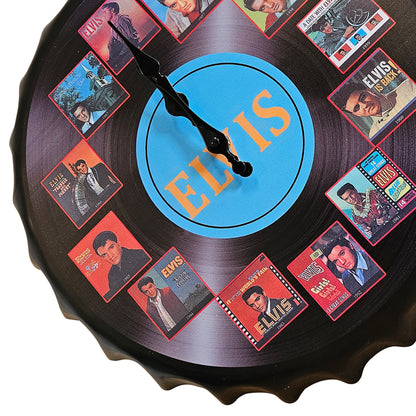 Vintage Handcraft Metal Beer Bottle Cap Design Wall Clock ~1260