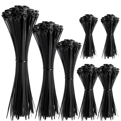 Pack of 100 Cable Ties Self Locking Heavy Duty Nylon Wire Wrap Zip Ties~1269