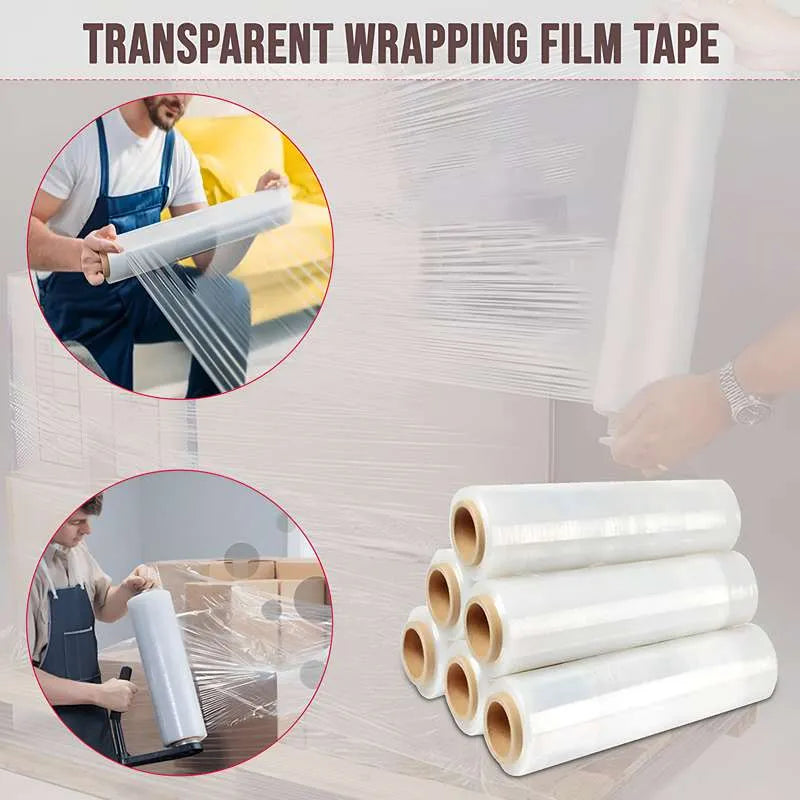 Pallet Stretch Wrap Film – 400 mm x 250 m Clear or 500 mm x 200 m Black - photo 4
