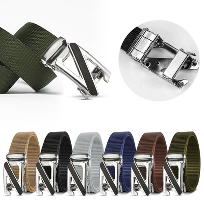 Nylon Belt with Z Automatic Buckle – 6 Colours, 120 cm, Unisex - photo 4