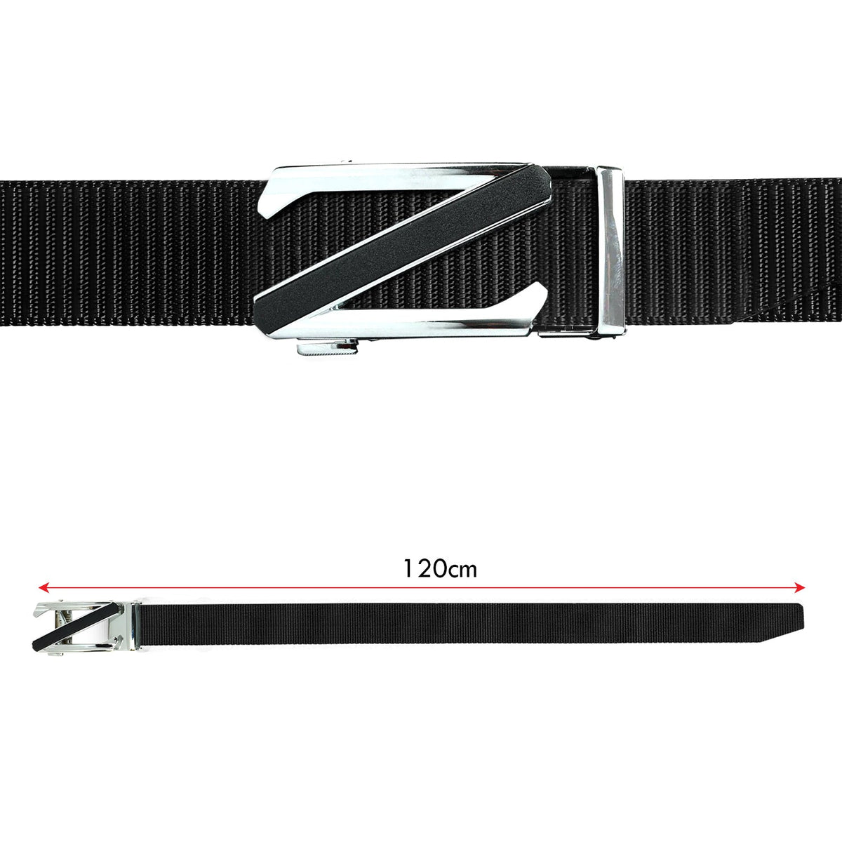 Nylon Belt with Z Automatic Buckle – 6 Colours, 120 cm, Unisex - photo 6