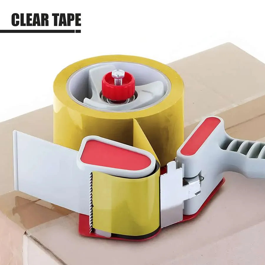 Clear Packing Tape – 48 mm x 50 m, Yellow Tint, Strong BOPP, Single Roll - photo 3