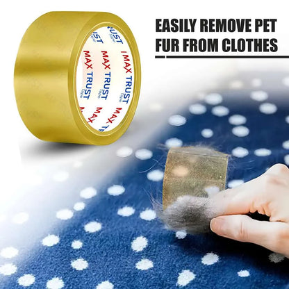 Clear Packing Tape – 48 mm x 50 m, Yellow Tint, Strong BOPP, Single Roll - photo 6