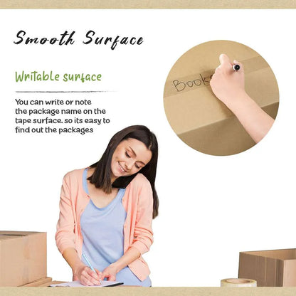 Brown Kraft Paper Packing Tape – 48 mm x 50 m, Writable, Single Roll - photo 6