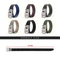 Nylon Belt with Automatic Slide Buckle – 6 Colours, 120 cm, Unisex
