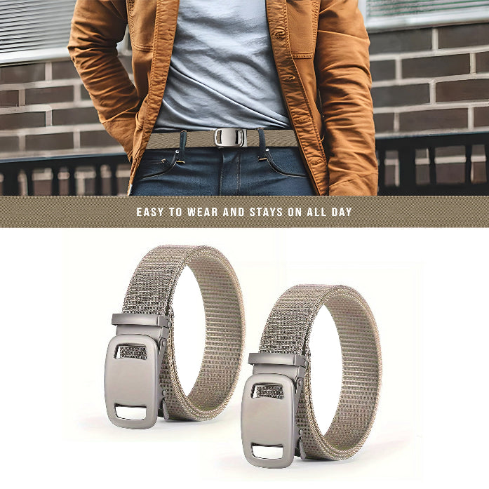 Nylon Belt with Automatic Slide Buckle – 6 Colours, 120 cm, Unisex - photo 10