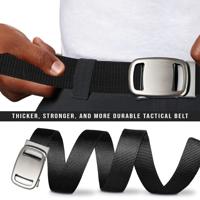 Nylon Belt with Automatic Slide Buckle – 6 Colours, 120 cm, Unisex - photo 5