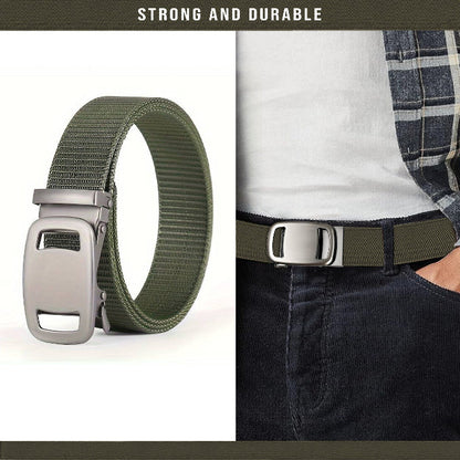 Nylon Belt with Automatic Slide Buckle – 6 Colours, 120 cm, Unisex - photo 6