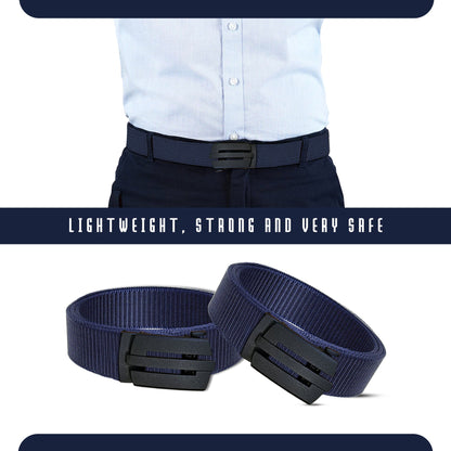 Nylon Webbing Belt with Plastic Slide Buckle – Army Green, Black or Navy, 120 cm - photo 6