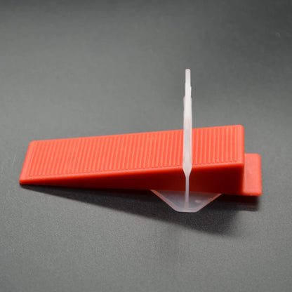 Tile Levelling Wedges, Pack of 100 – Reusable Plastic, Orange, Red or Yellow - photo 7