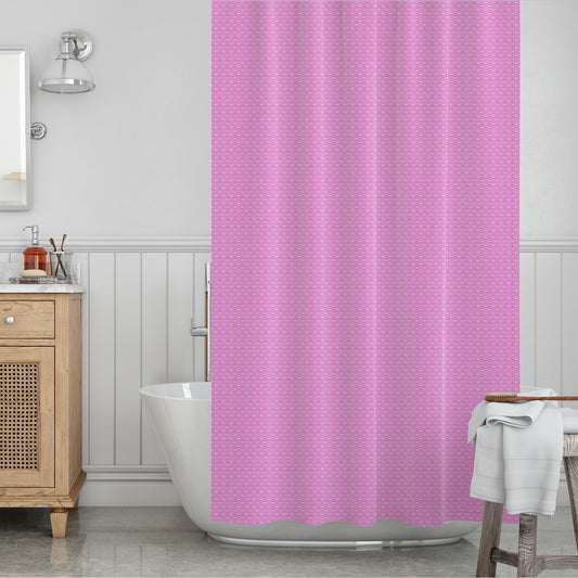 Shower Solid Colour Fabric Curtain