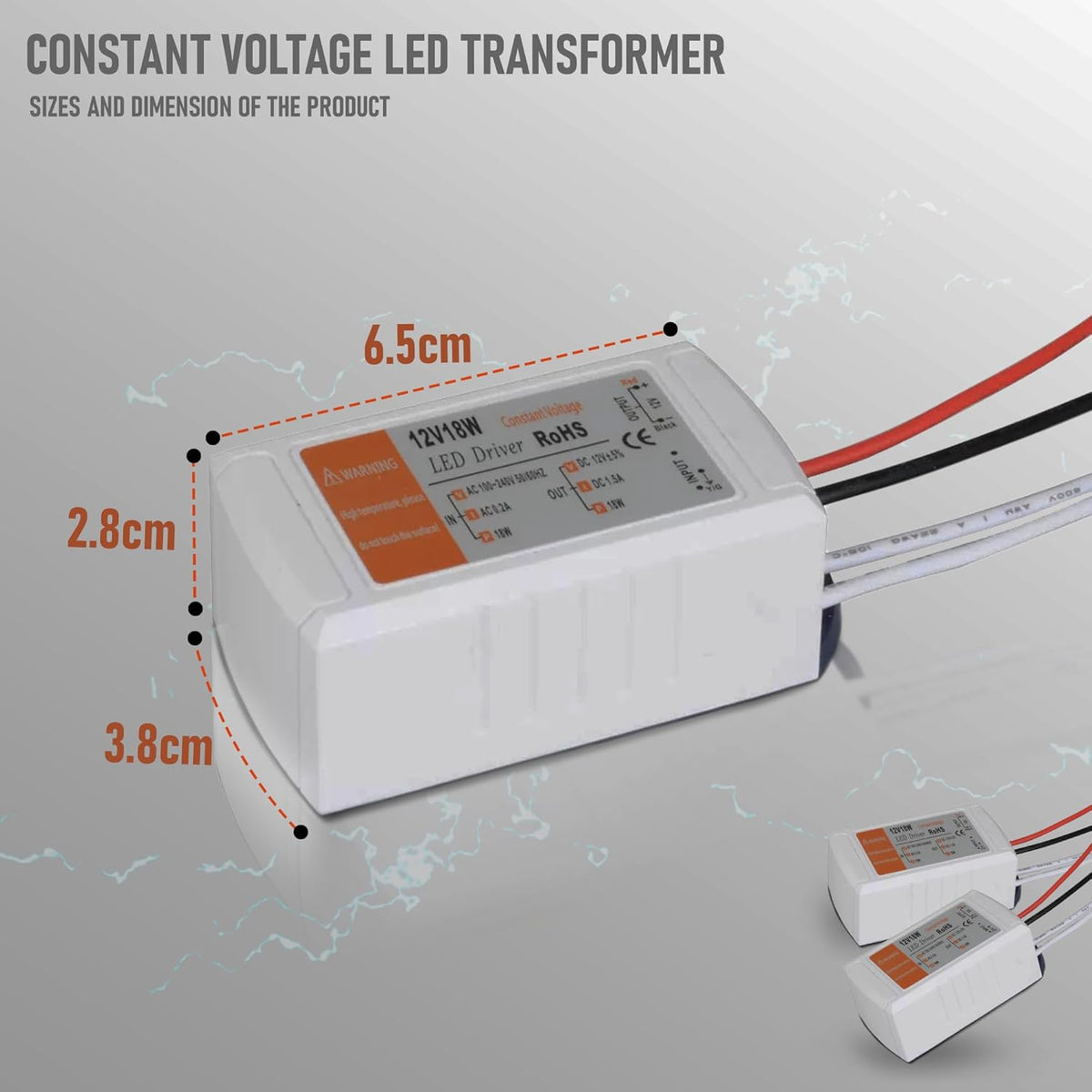 12V Compact LED Driver Constant Voltage – 18W to 100W - photo 2