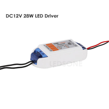 12V Compact LED Driver Constant Voltage – 18W to 100W - 28W, Single
