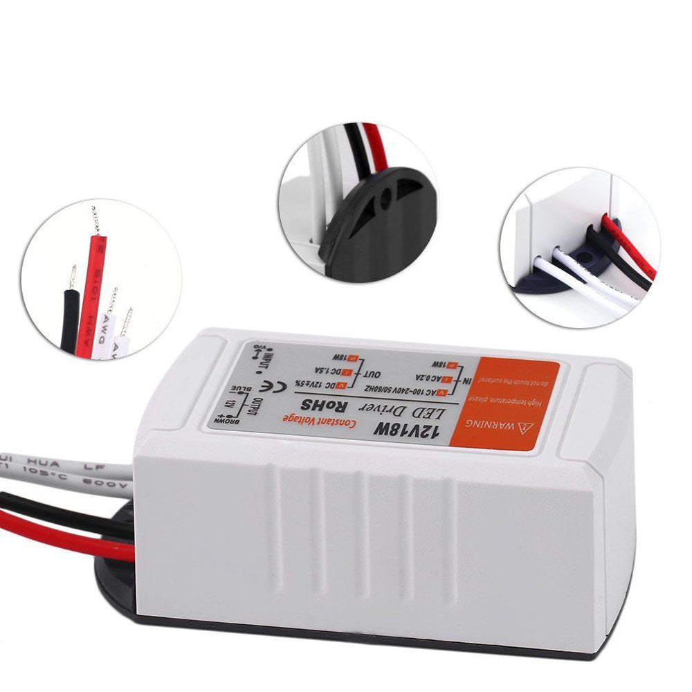 12V Compact LED Driver Constant Voltage – 18W to 100W - photo 5