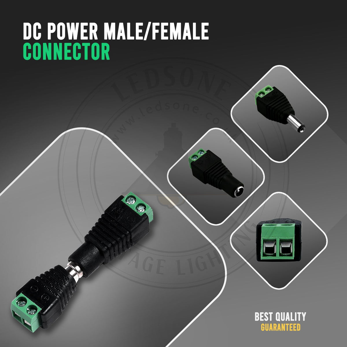 12V DC Power Jack Connectors – Male & Female - photo 5
