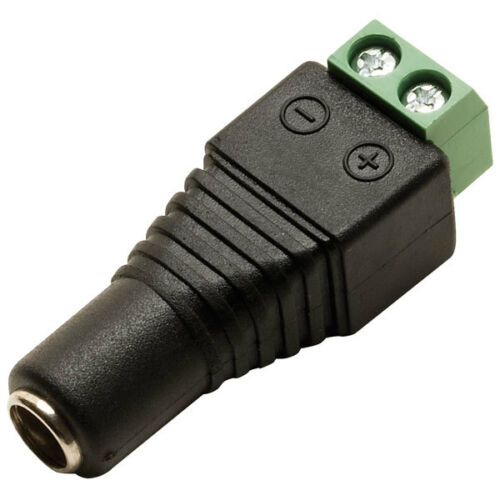 12V DC Power Jack Connectors – Male & Female - Female, Single