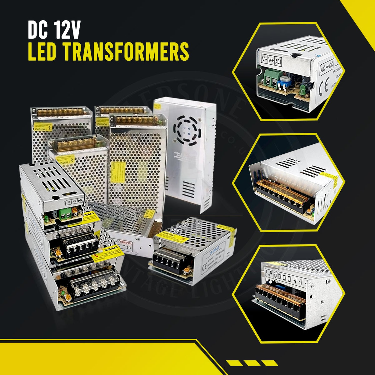 12V IP20 Enclosed Switching Power Supply – 12W to 600W - photo 10