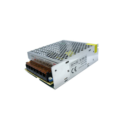 12V IP20 Enclosed Switching Power Supply – 12W to 600W - 100W, Single