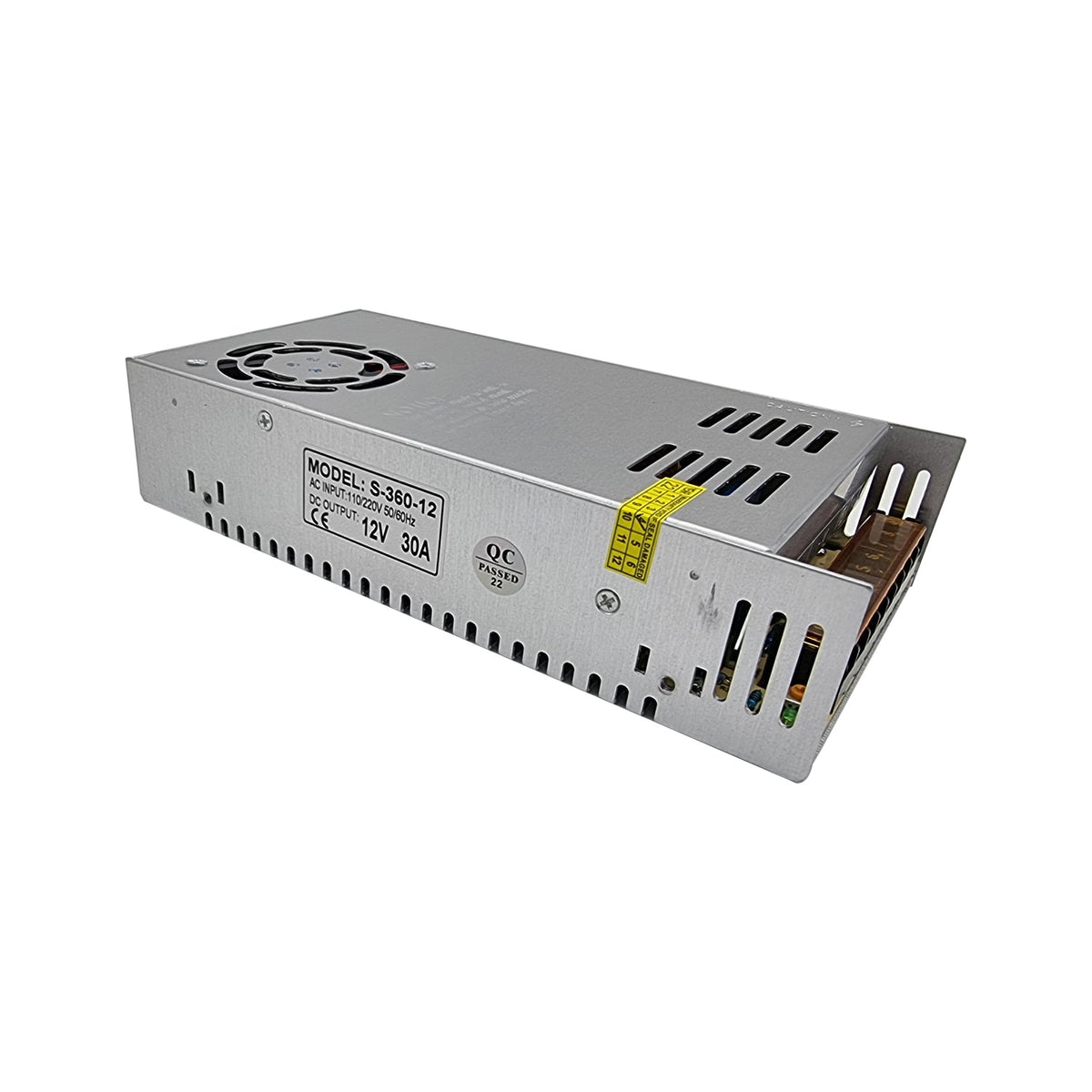 12V IP20 Enclosed Switching Power Supply – 12W to 600W - photo 12