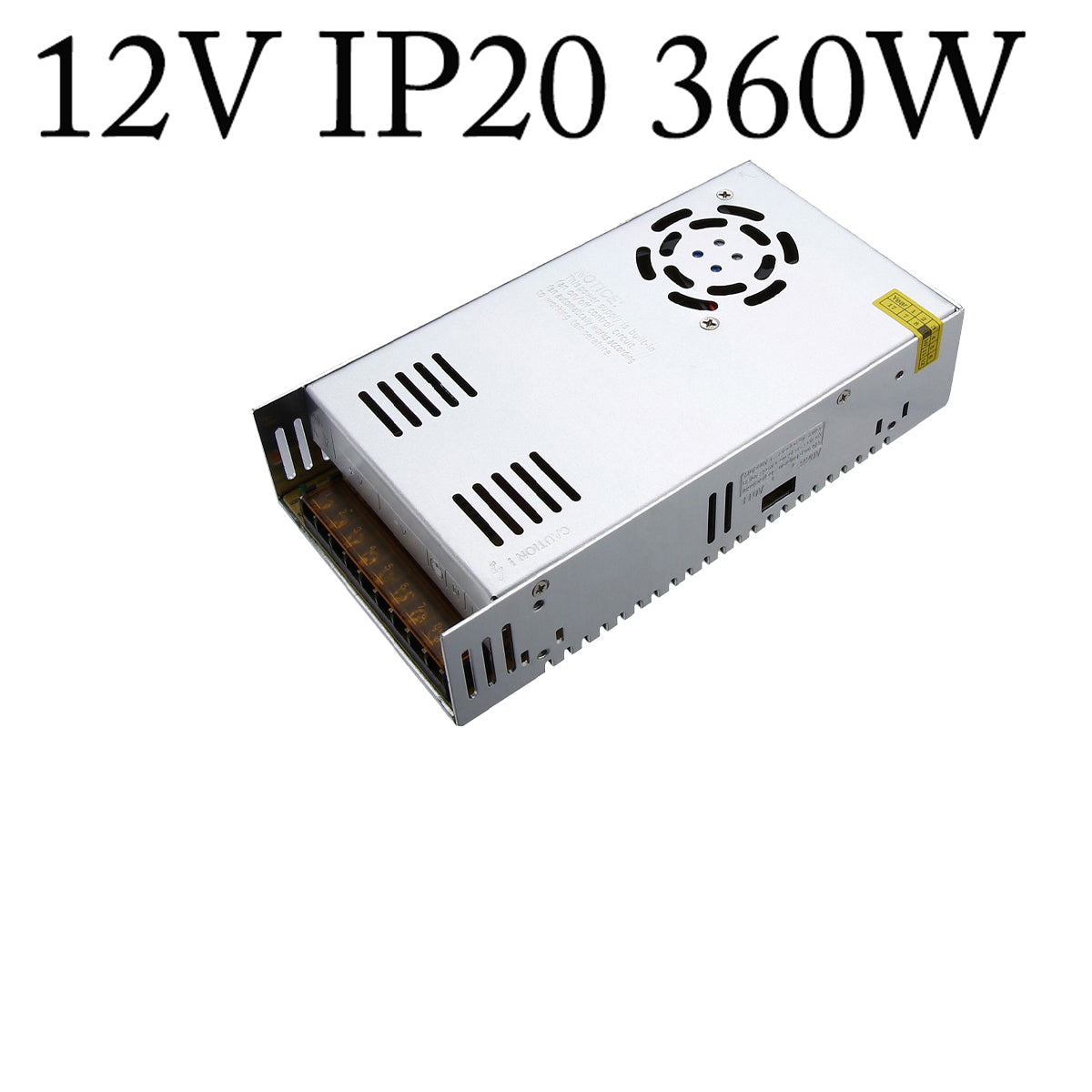 12V IP20 Enclosed Switching Power Supply – 12W to 600W - photo 28