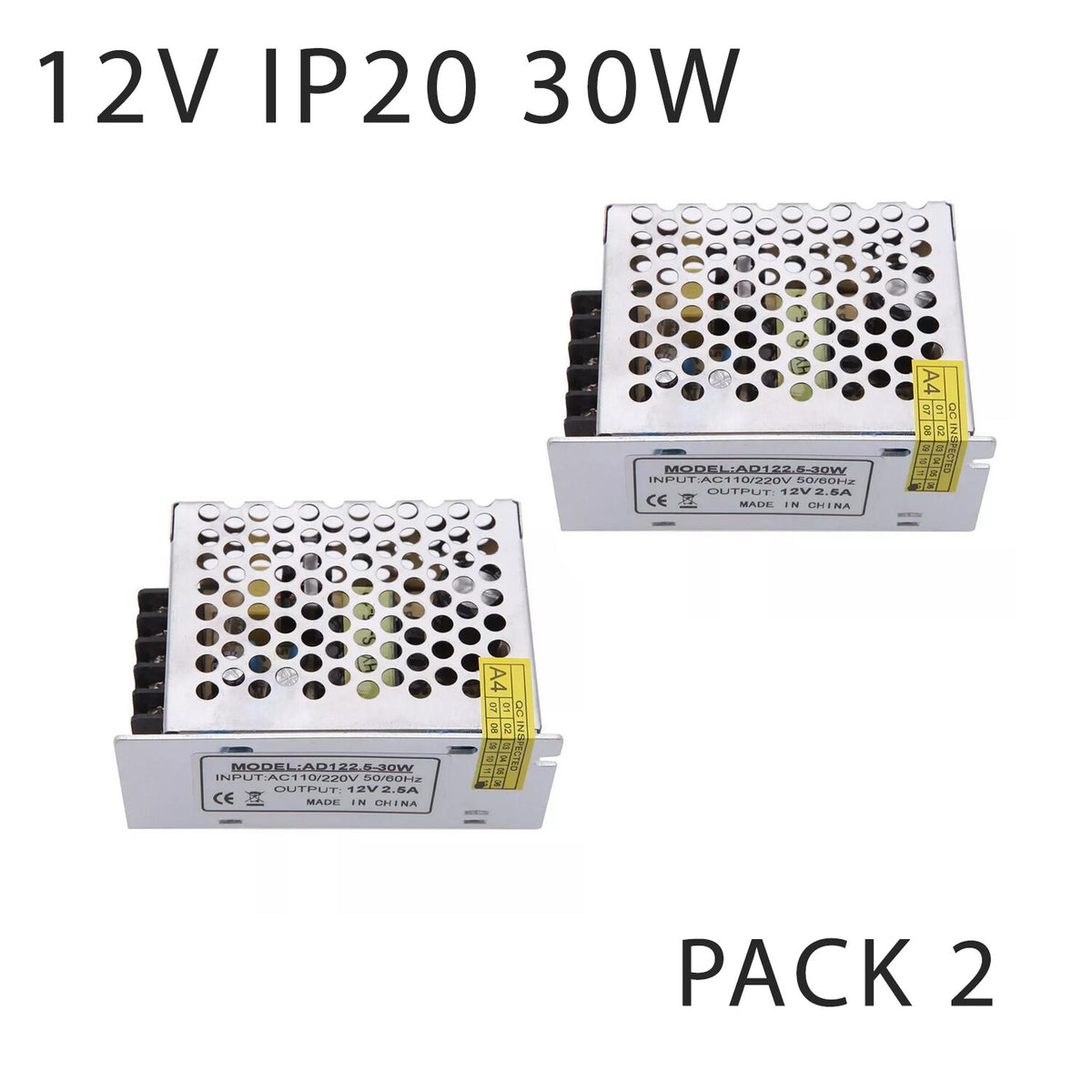 12V IP20 Enclosed Switching Power Supply – 12W to 600W - photo 40