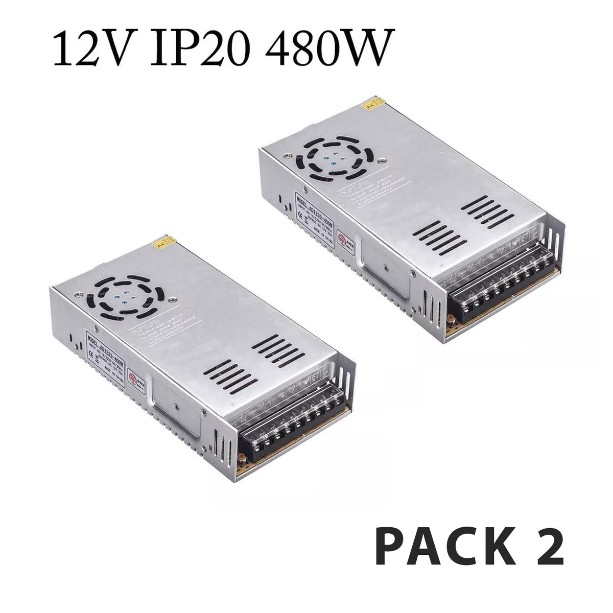 12V IP20 Enclosed Switching Power Supply – 12W to 600W - photo 38
